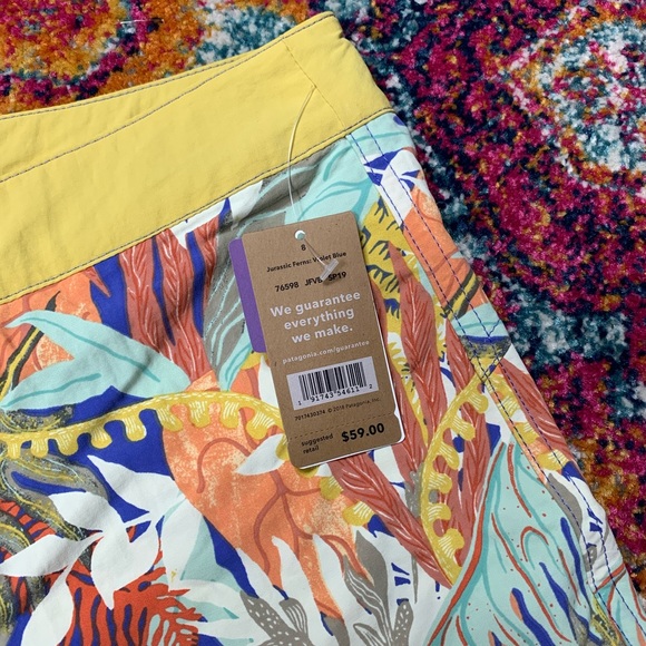 Patagonia Jurassic Fern Wavefarer Shorts - Picture 3 of 7